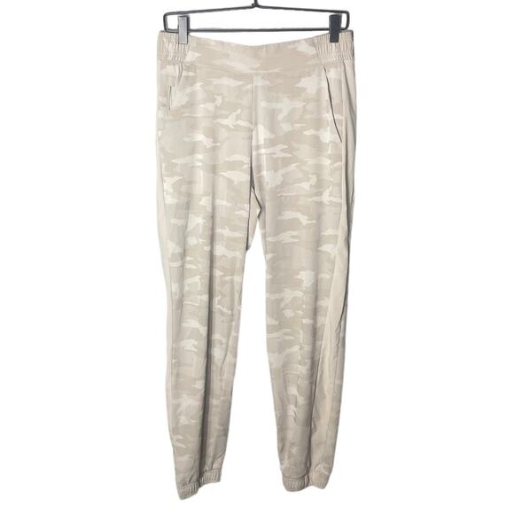 Athleta Women’s Brooklyn Active Jogger Pants Size 6 in Abalone Gray Camo - Picture 2 of 8